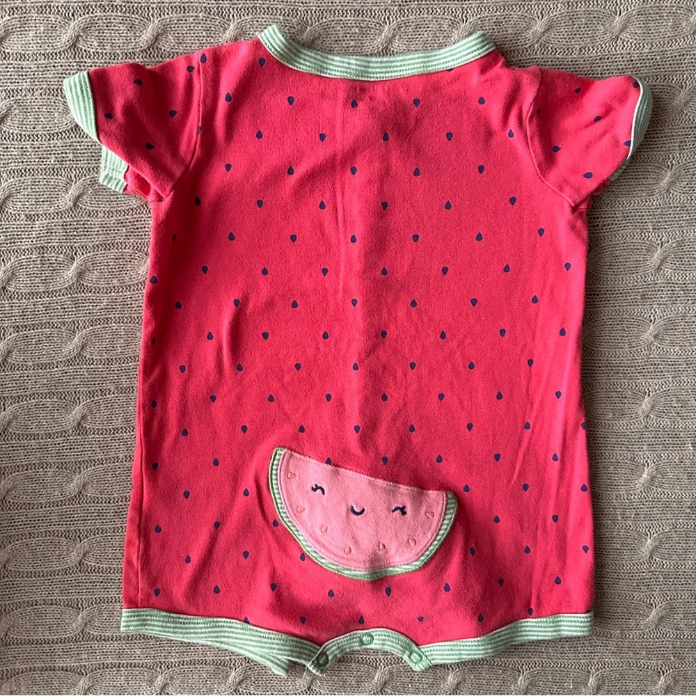 EUC Carter’s 4pc Baby Girl Romper Bundle, 18 Months